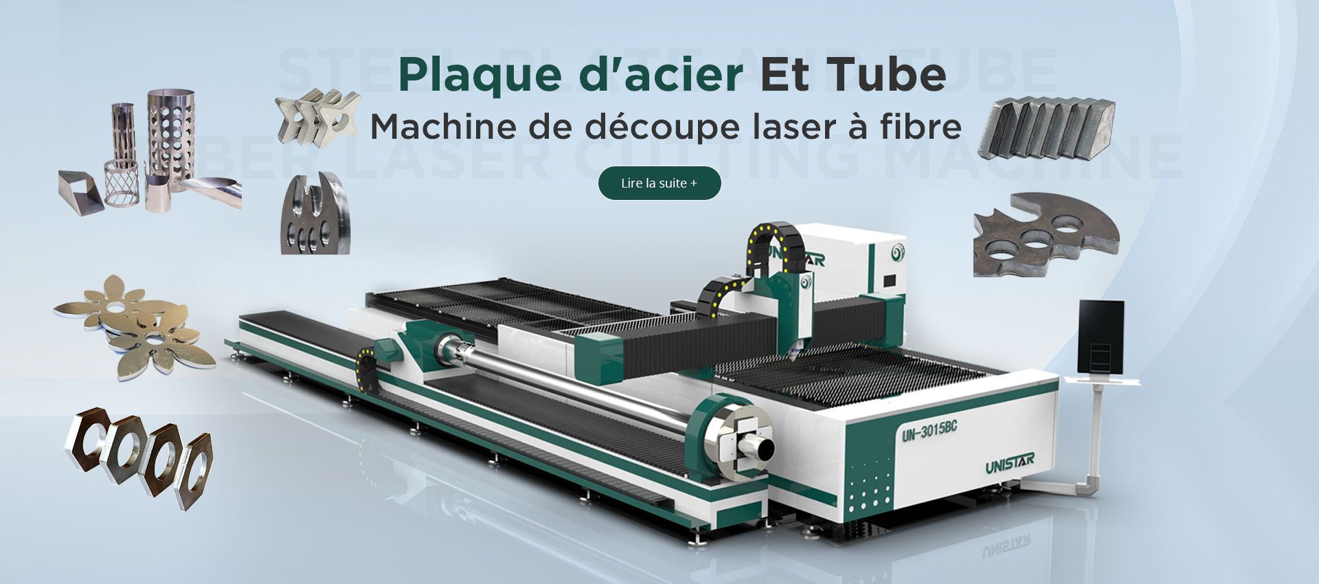 Machine de découpe laser pour acier et tubes métalliques