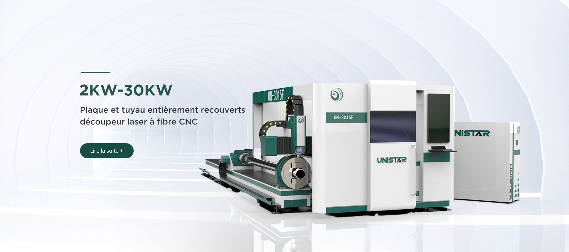 Machine de découpe laser à fibre de tube