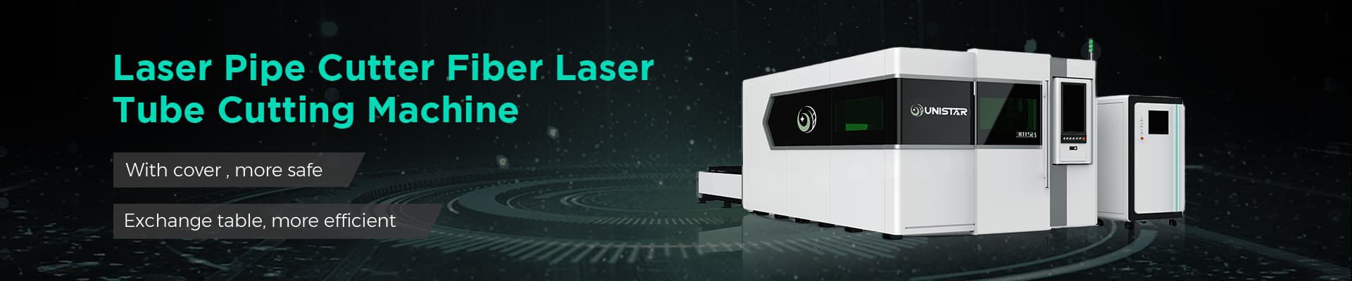 Machine de découpe laser à fibre à table d'échange