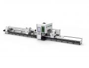 Machine de découpe de tubes laser à fibre à trois mandrins