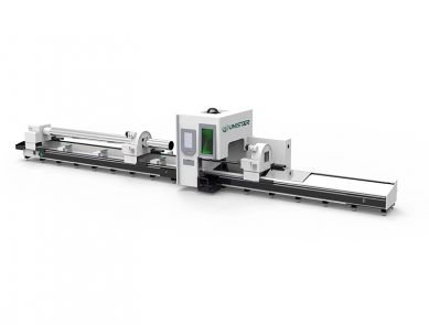 Machine de découpe de tubes laser à fibre à trois mandrins